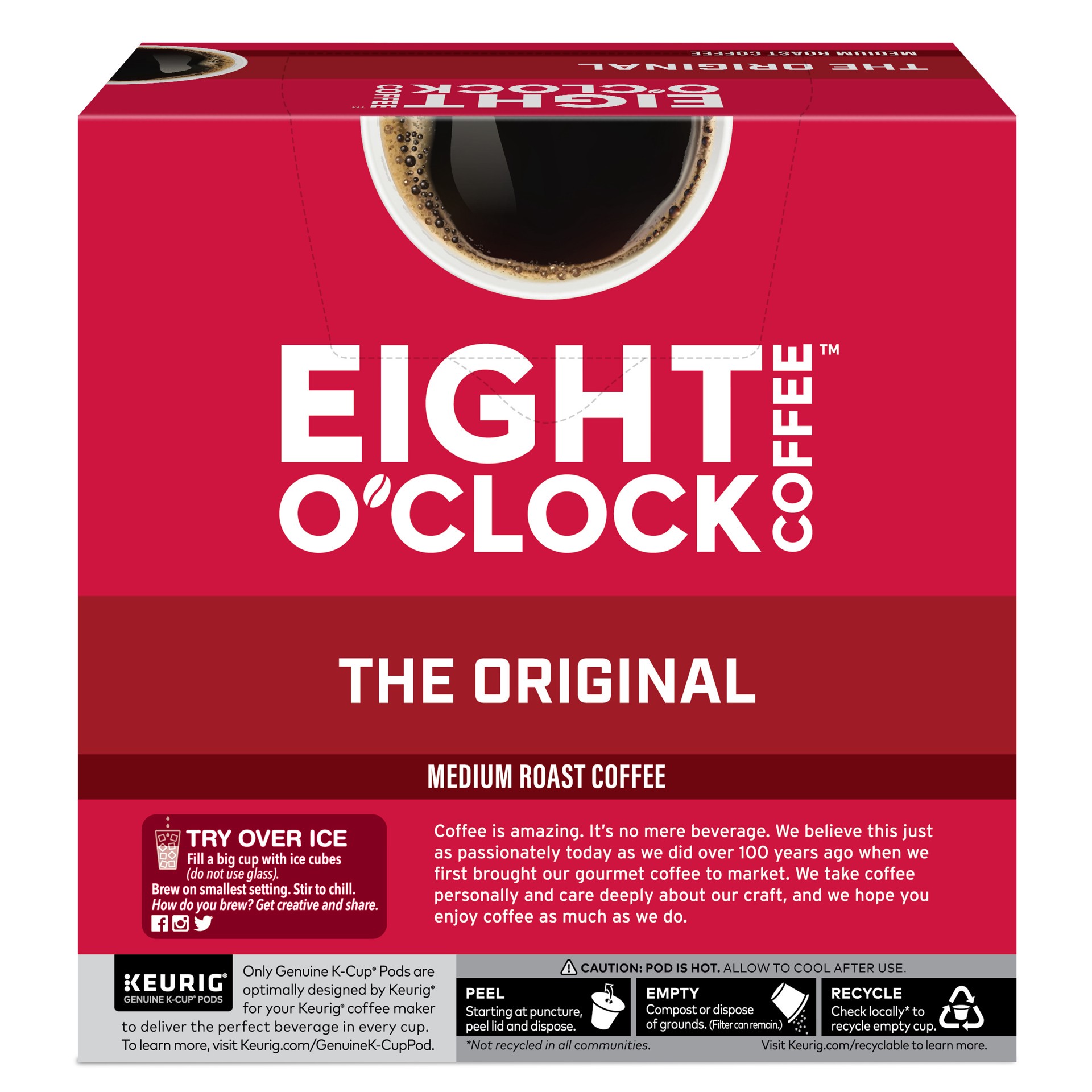 slide 5 of 5, Eight O'Clock Coffee The Original Medium Roast Pods - 32 ct, 32 ct