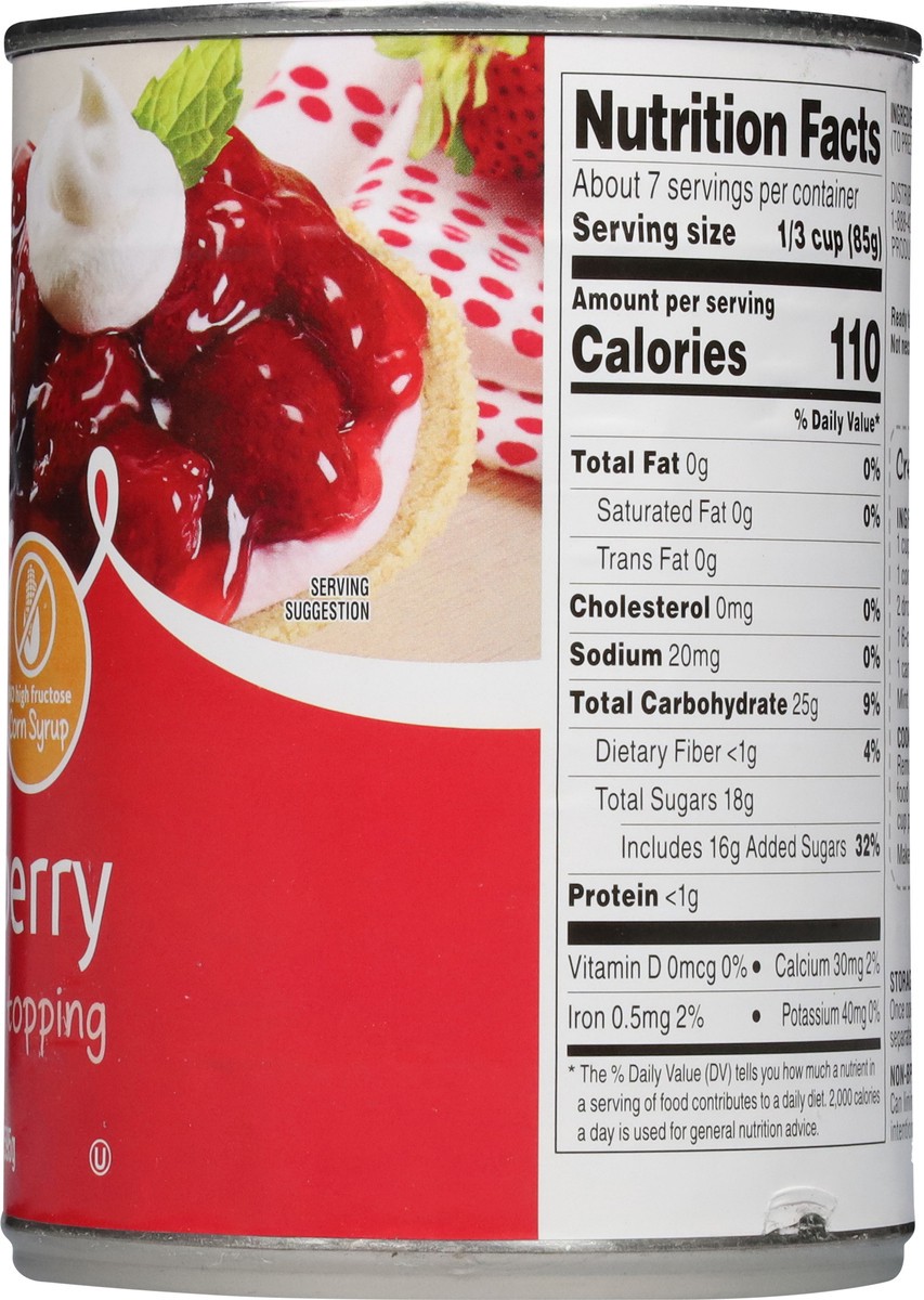 slide 5 of 15, Food Club Strawberry Pie Filling or Topping 21 oz, 21 oz