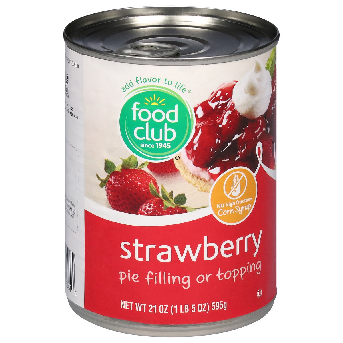 slide 3 of 15, Food Club Strawberry Pie Filling or Topping 21 oz, 21 oz
