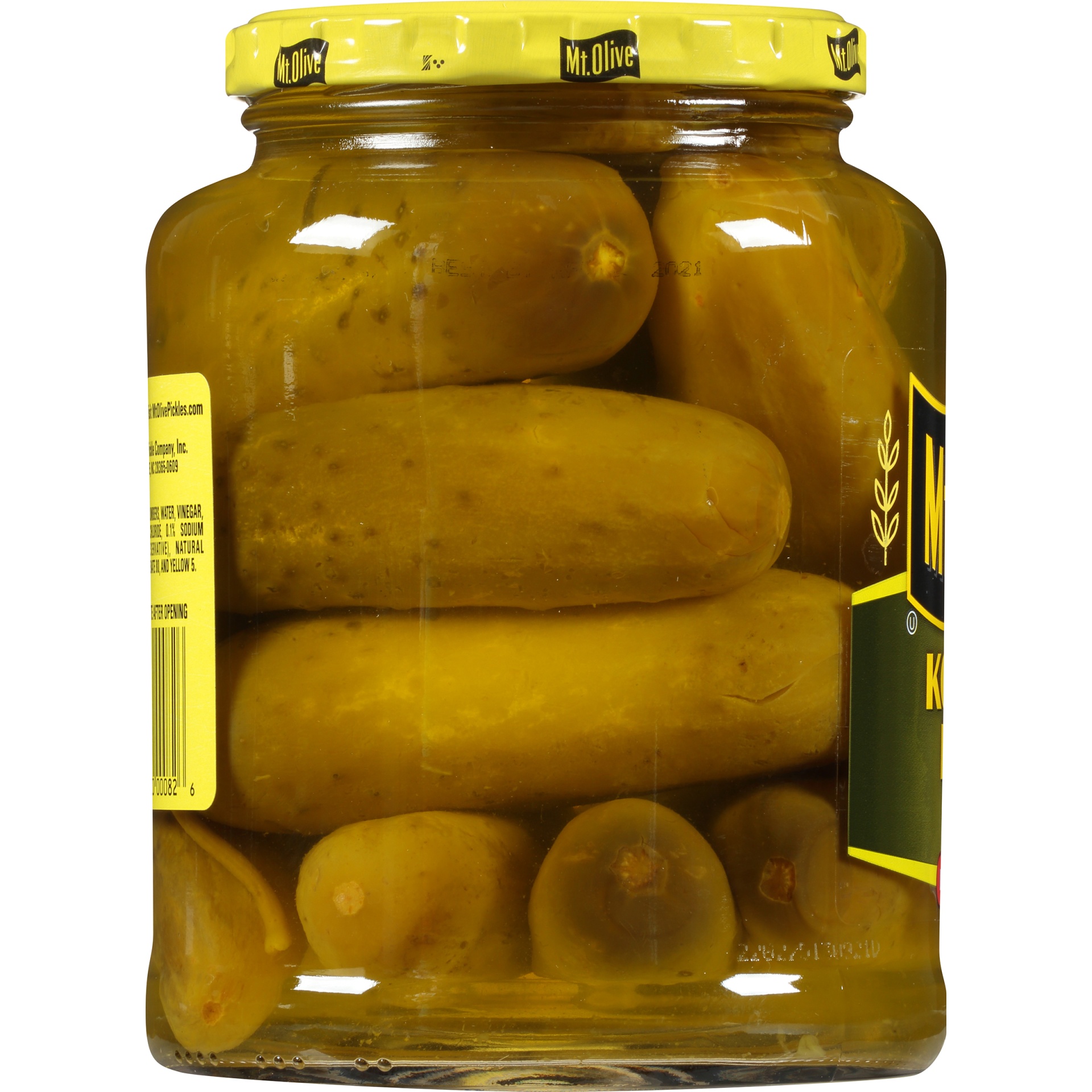 slide 2 of 6, Mt. Olive Kosher Dills Pickles 32 fl oz Jar, 1 qt