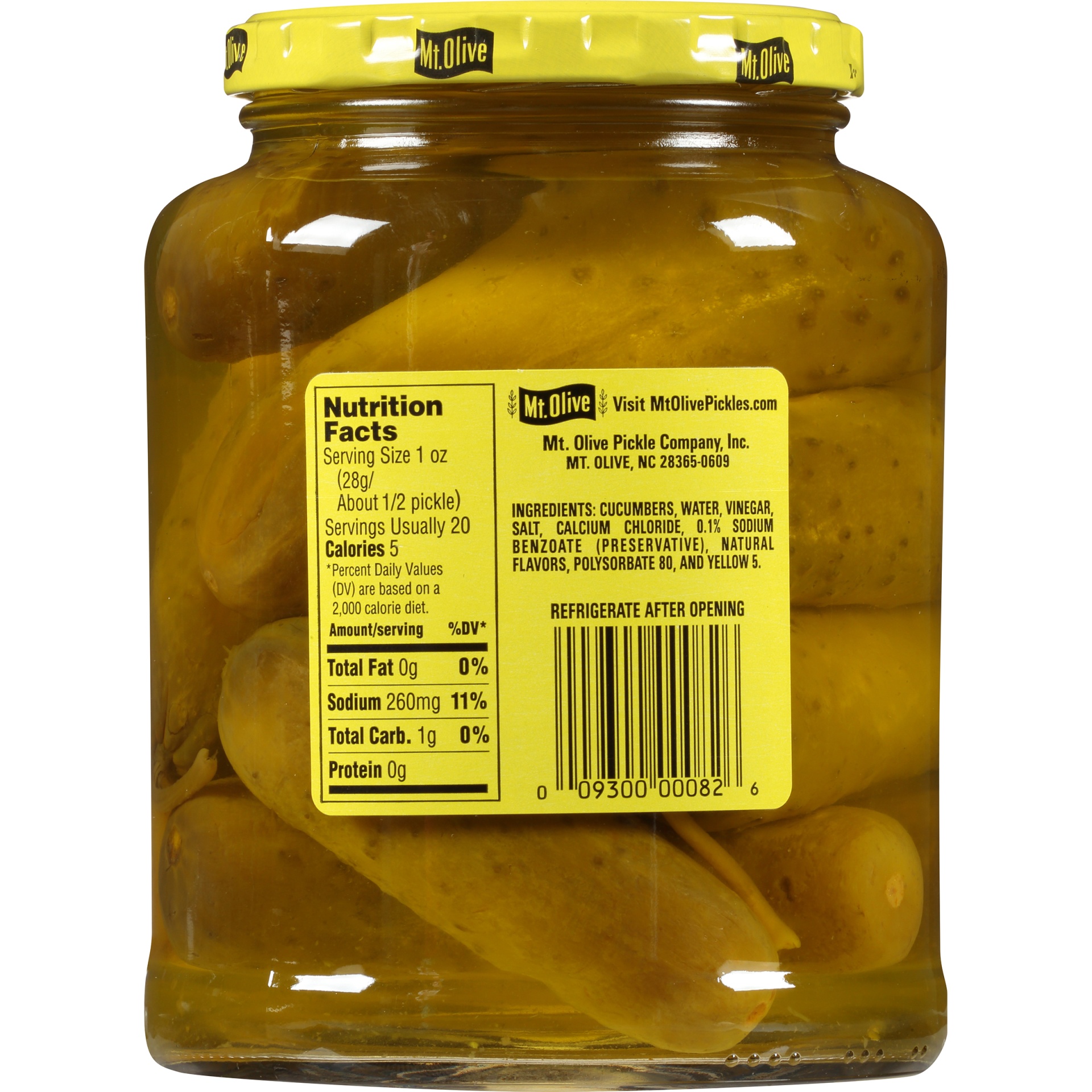 slide 4 of 6, Mt. Olive Kosher Dills Pickles 32 fl oz Jar, 1 qt