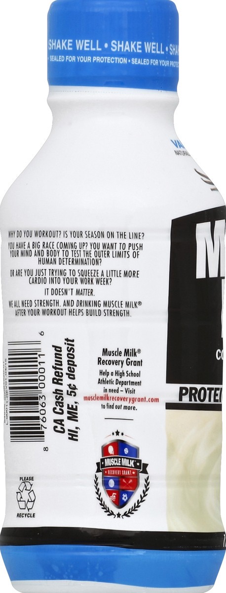 slide 3 of 4, Muscle Milk 12/17Oz Vanilla, 17 oz