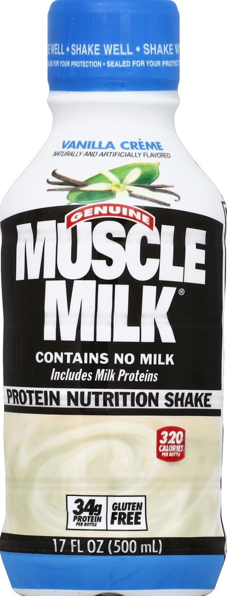 slide 4 of 4, Muscle Milk 12/17Oz Vanilla, 17 oz