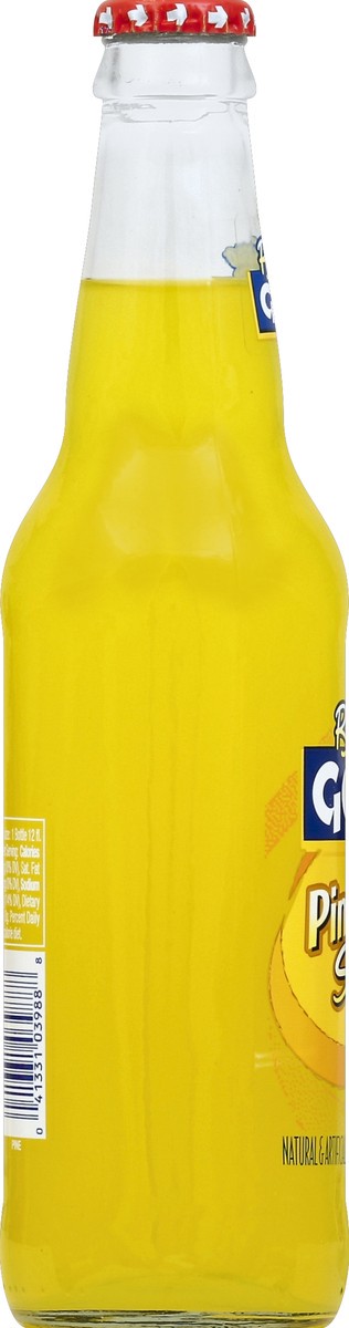 slide 4 of 4, Goya Refresco Pineapple Soda - 12 oz, 12 oz