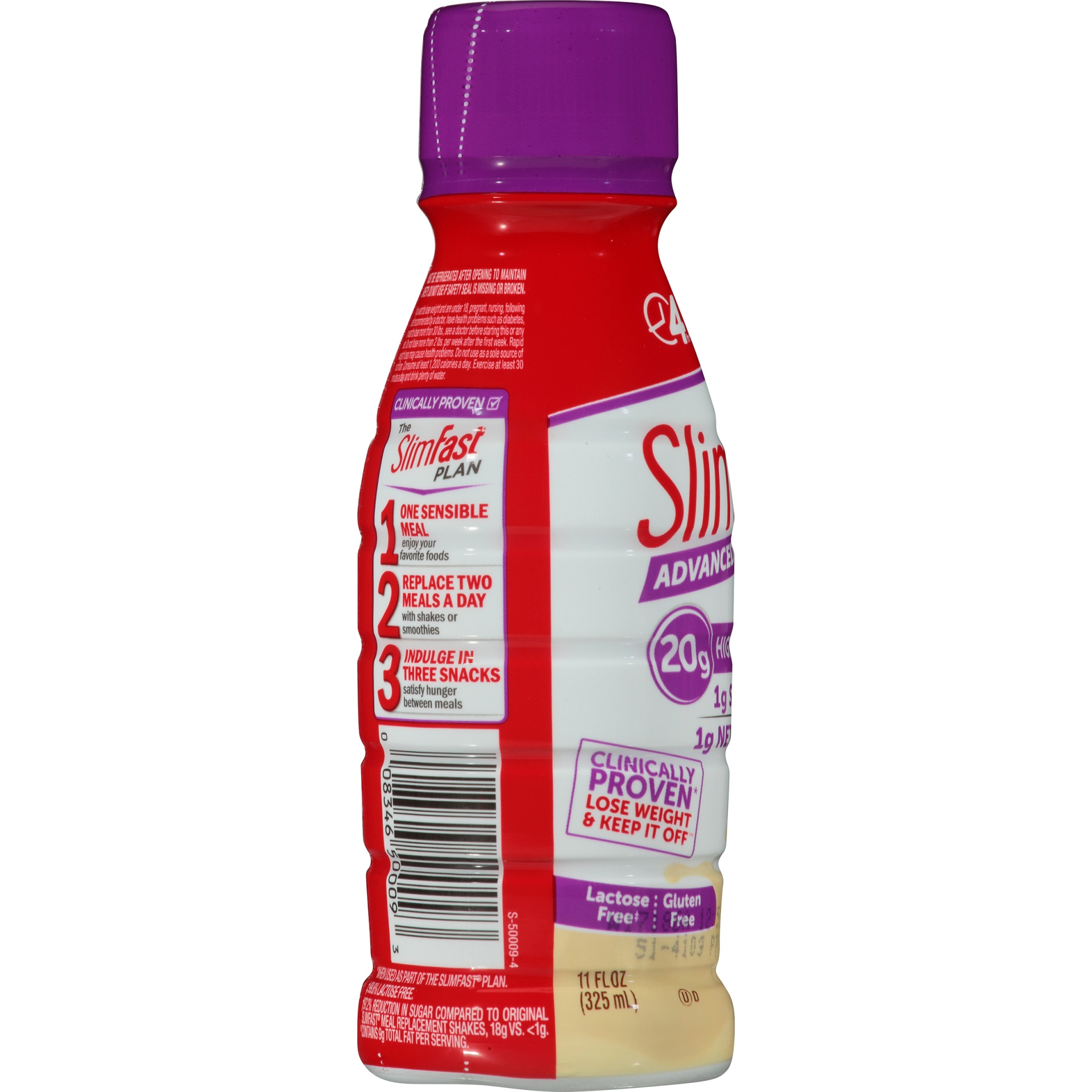 slide 2 of 6, SlimFast Advanced Nutrition Vanilla Cream Meal Replacement Shake, 11 fl oz