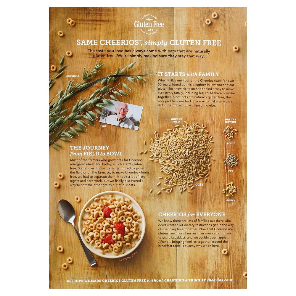 slide 4 of 4, Cheerios Cereal, Limited Edition Happy Heart Shapes, Heart Healthy Cereal with Whole Grain Oats, Giant Size, 20 oz, 20 oz