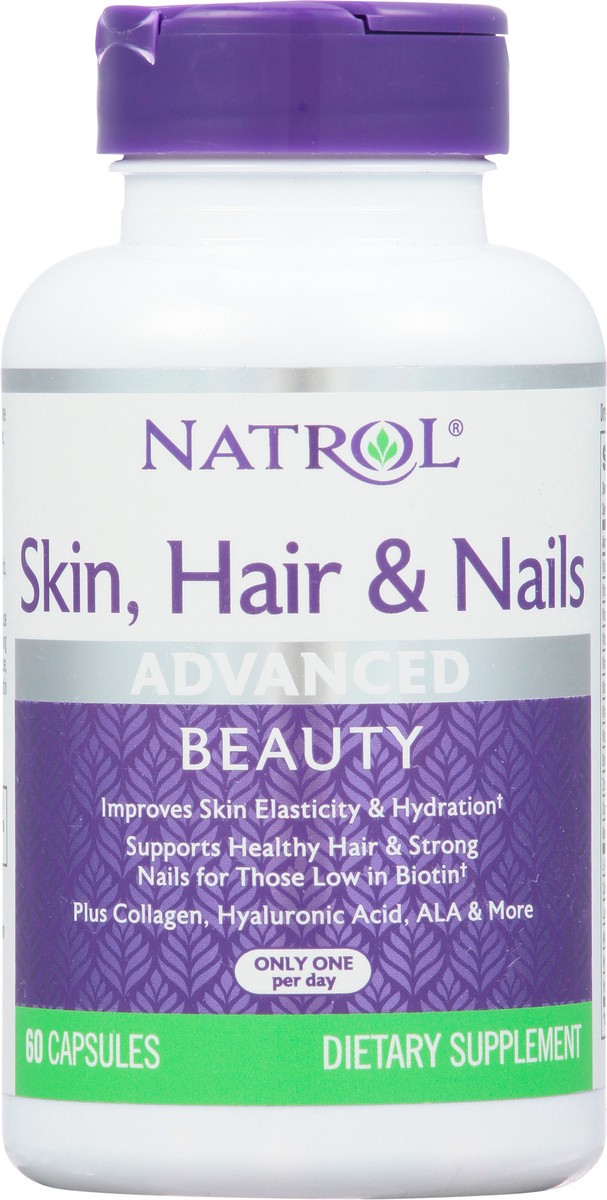 slide 1 of 14, Natrol Advanced Beauty Capsules Skin, Hair & Nails 60 ea, 60 ct