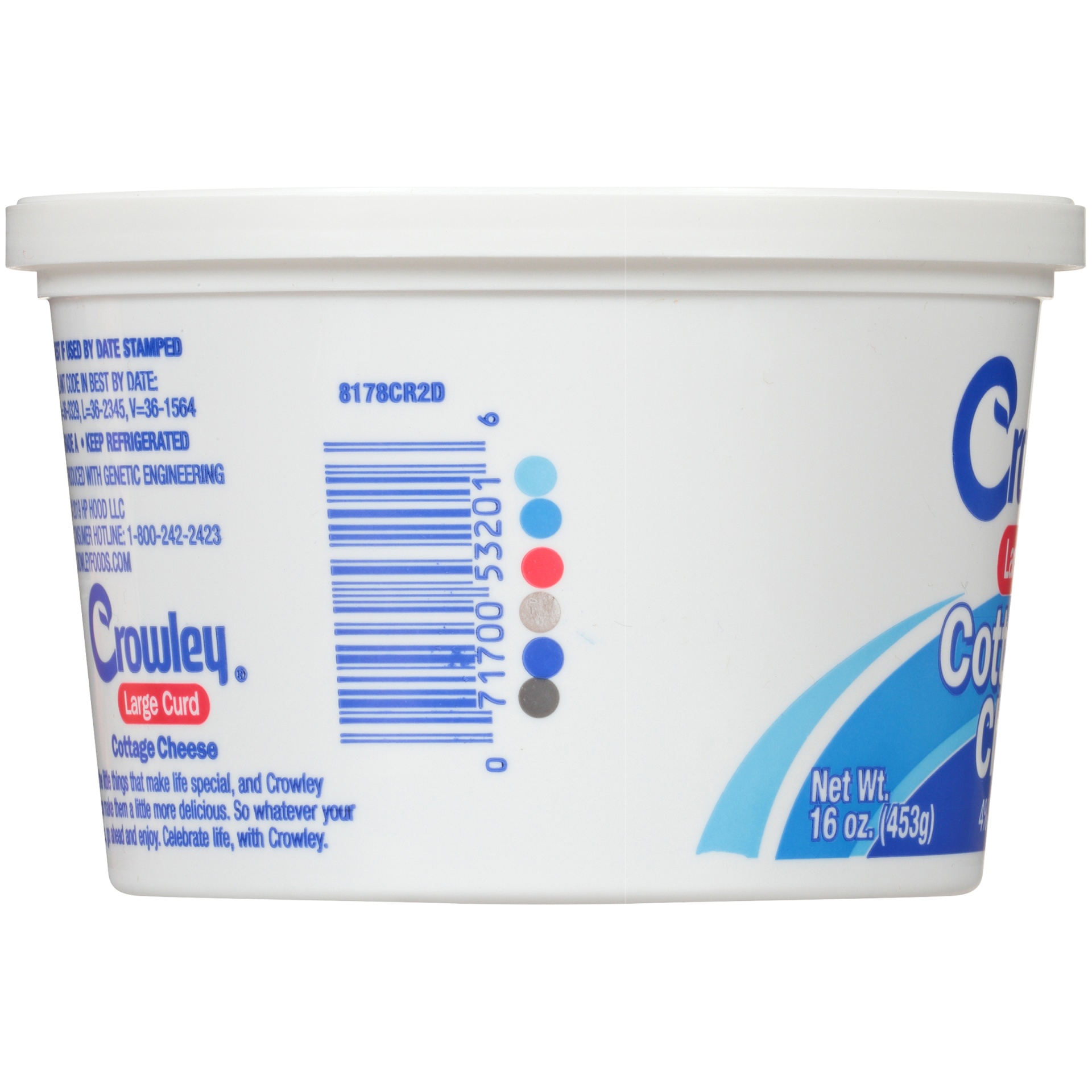 slide 4 of 7, Crowley Large Curd Cottage Cheese, 16 oz