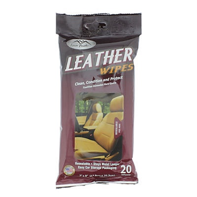 slide 1 of 1, Four Peaks Leather Wipes, 20 ct