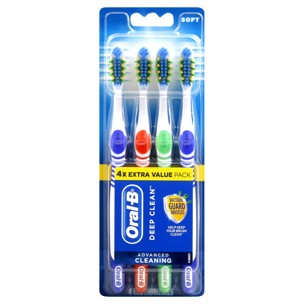 slide 1 of 1, Oral-B Toothbrushes 4 ea, 4 ct