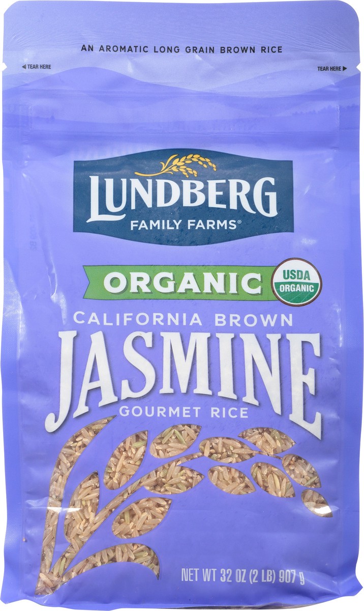 slide 9 of 9, Lundberg Family Farms Jasmine California Brown Organic Gourmet Rice 32 oz, 32 oz