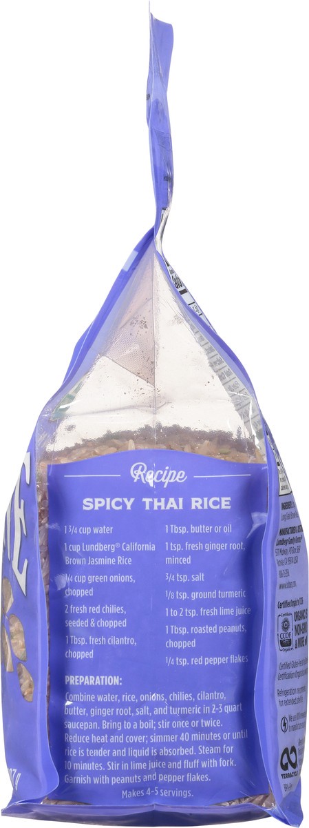 slide 2 of 9, Lundberg Family Farms Jasmine California Brown Organic Gourmet Rice 32 oz, 32 oz