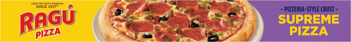 slide 5 of 13, Ragu Pizzeria-Style Crust Supreme Pizza 23.15 oz, 23.15 oz