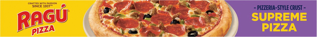 slide 8 of 13, Ragu Pizzeria-Style Crust Supreme Pizza 23.15 oz, 23.15 oz