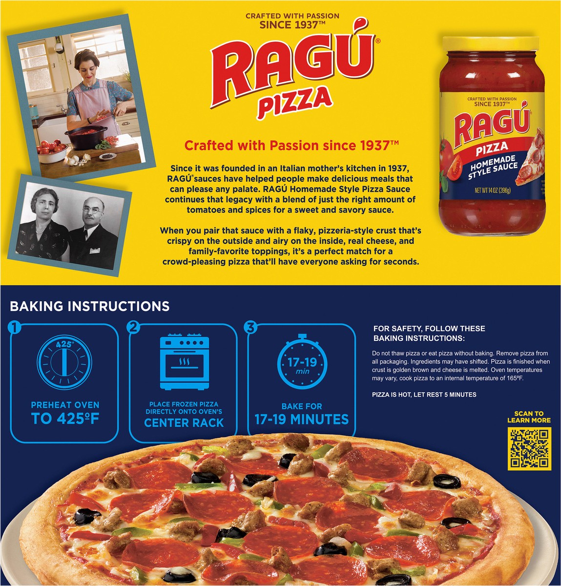 slide 4 of 13, Ragu Pizzeria-Style Crust Supreme Pizza 23.15 oz, 23.15 oz