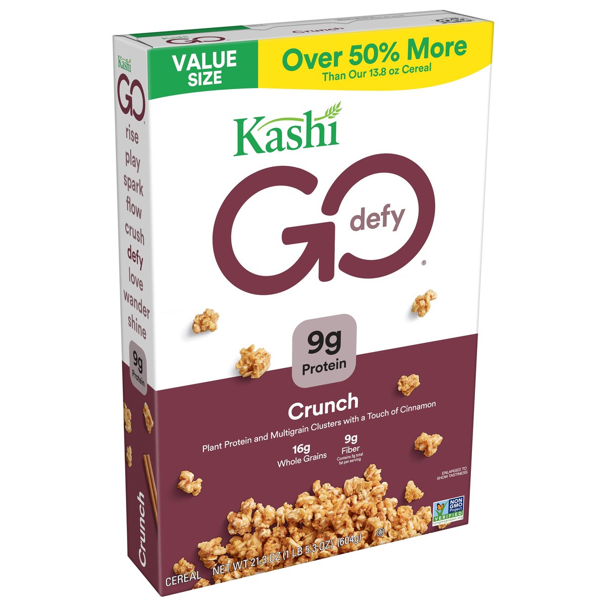 slide 2 of 11, Kashi GO Breakfast Cereal, Crunch, 21.3 oz, 21.3 oz