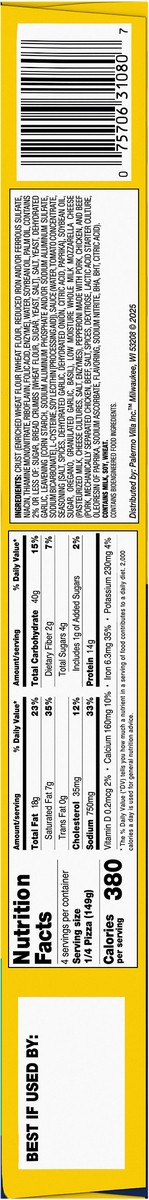 slide 8 of 13, Ragu Pizzeria-Style Crust Pepperoni Pizza 21.00 oz, 21 oz