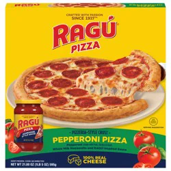 Ragu Pizzeria-Style Crust Pepperoni Pizza 21.00 oz