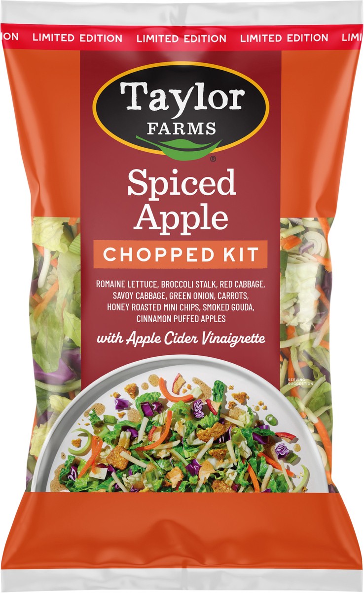 slide 3 of 3, Taylor Farms Spiced Apple Chopped Salad Kit, 13.2 oz