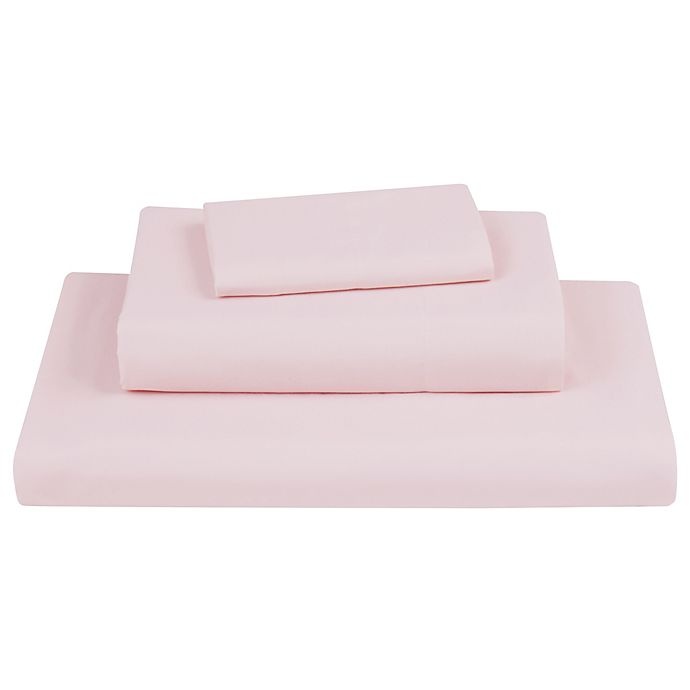 slide 4 of 4, Simply Essential Truly Soft Microfiber Twin Solid Sheet Set - Rosewater, 1 ct