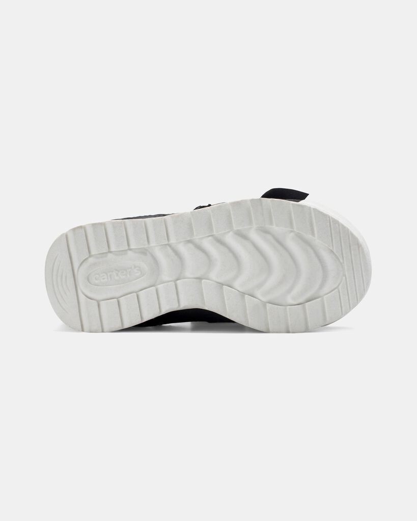 slide 2 of 6, Carter's Toddler Girl Bow Slip-On Sneakers - Black Black 8, 1 ct