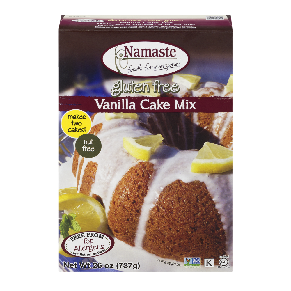 slide 1 of 4, Namaste Gluten Free Vanilla Cake Mix, 26 oz