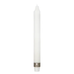 Northern Lights 10 Taper Candles - White