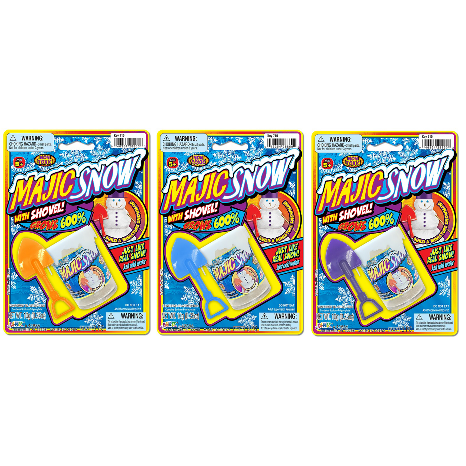 slide 1 of 3, Magic Snow with Shovel, 5 inx7 in