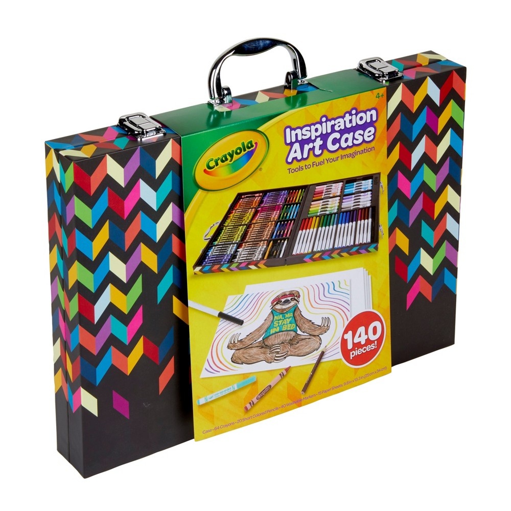 slide 4 of 6, Crayola Inspiration Art Case, 140 ct