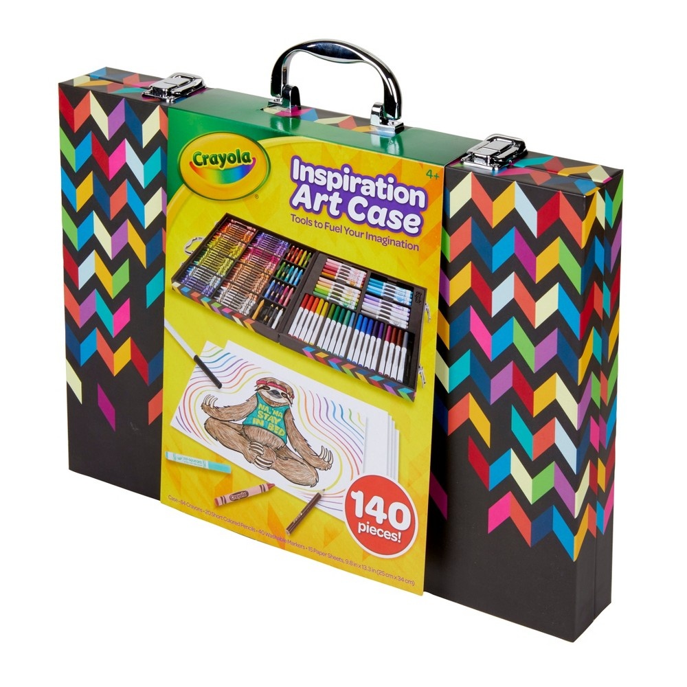 slide 5 of 6, Crayola Inspiration Art Case, 140 ct