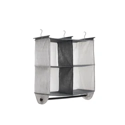 Real Home Innovations 4-Section Closet Organizer - Gray