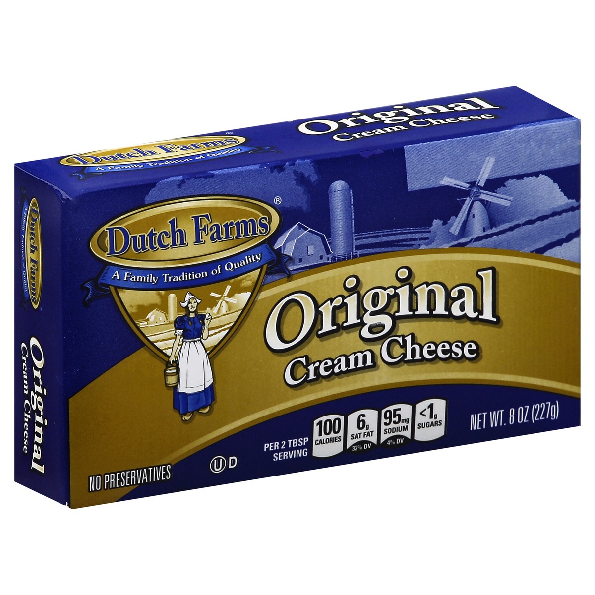 slide 4 of 5, Dutch Farms Cream Cheese Bar, 8 oz