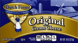 Dutch Farms Cream Cheese Bar