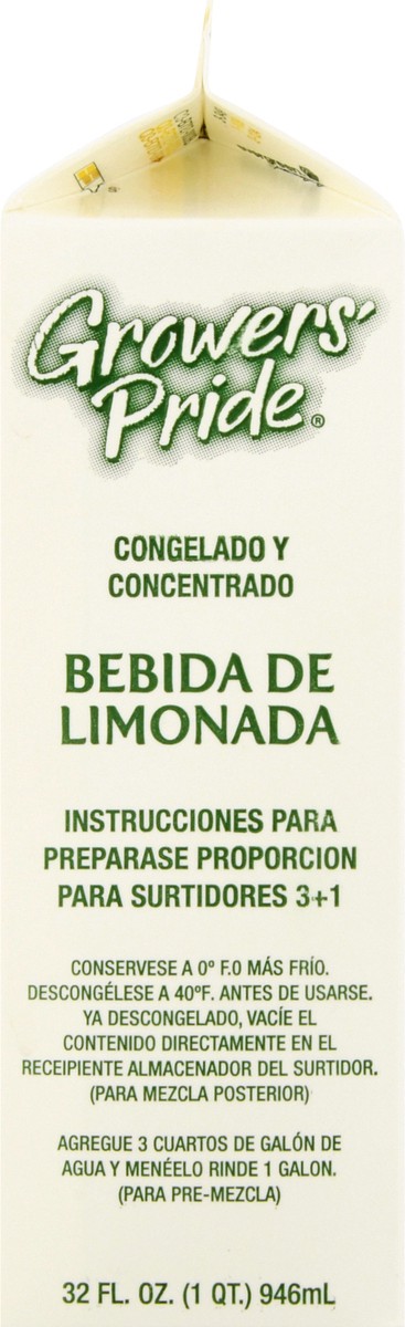 slide 13 of 13, Growers' Pride Frozen Concentrated Lemonade Beverage 32 fl oz, 32 fl oz