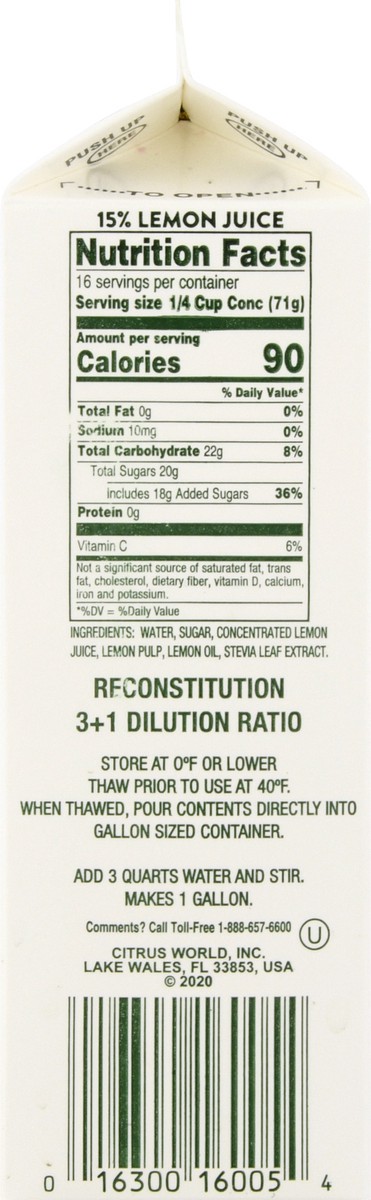 slide 12 of 13, Growers' Pride Frozen Concentrated Lemonade Beverage 32 fl oz, 32 fl oz