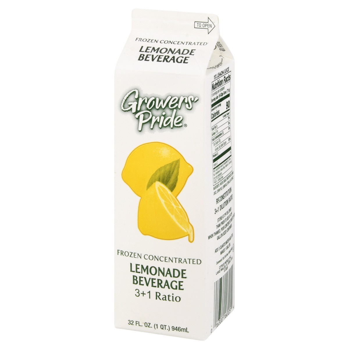 slide 6 of 13, Growers' Pride Frozen Concentrated Lemonade Beverage 32 fl oz, 32 fl oz