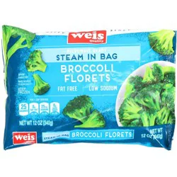 Weis Quality Quick N' Steamy Microwavable Broccoli Florets