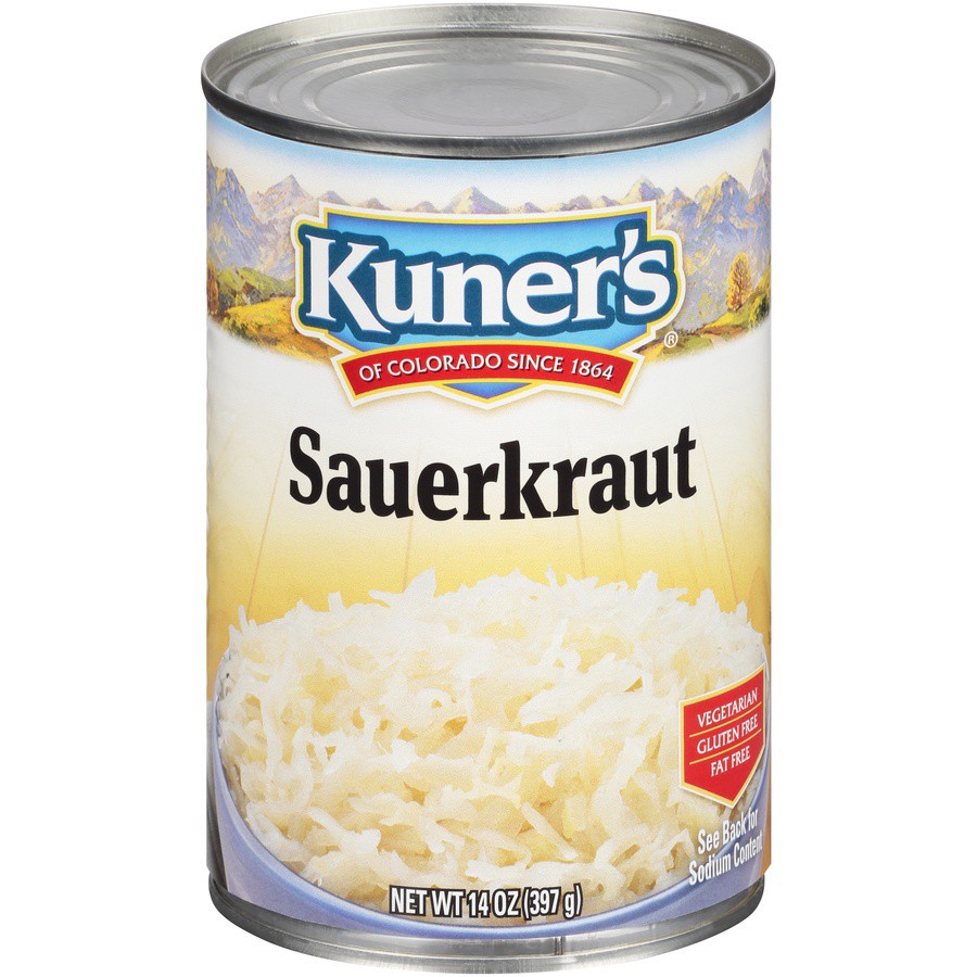 slide 1 of 9, Kuner's Sauerkraut 14 oz, 14 oz