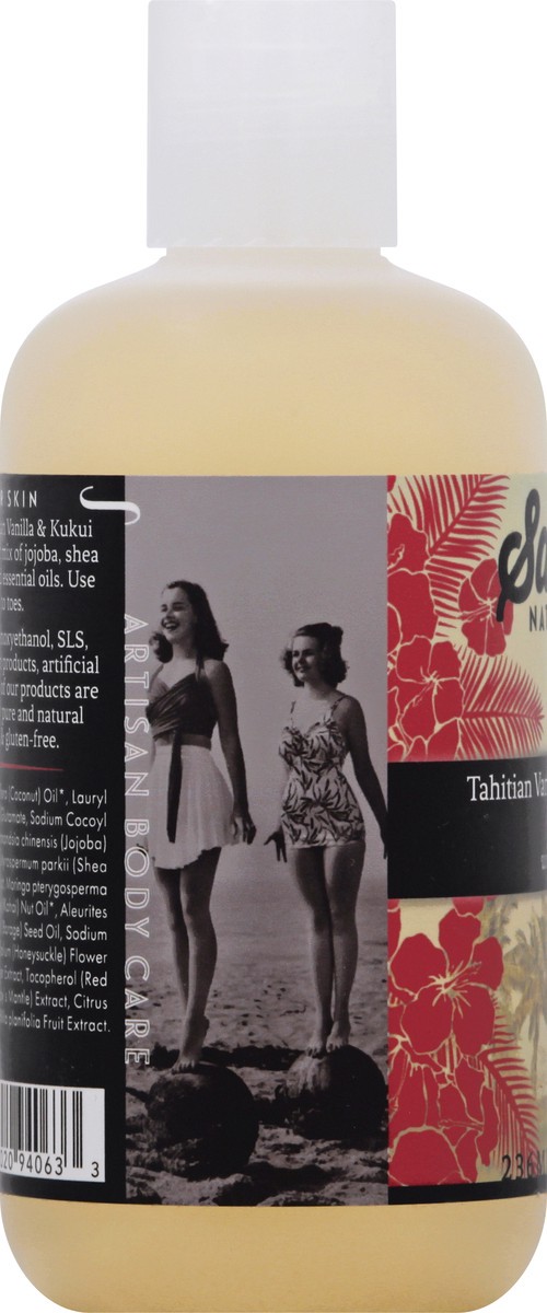 slide 3 of 7, Saavy Naturals Wash Body Tahitian Vanill, 1 ct