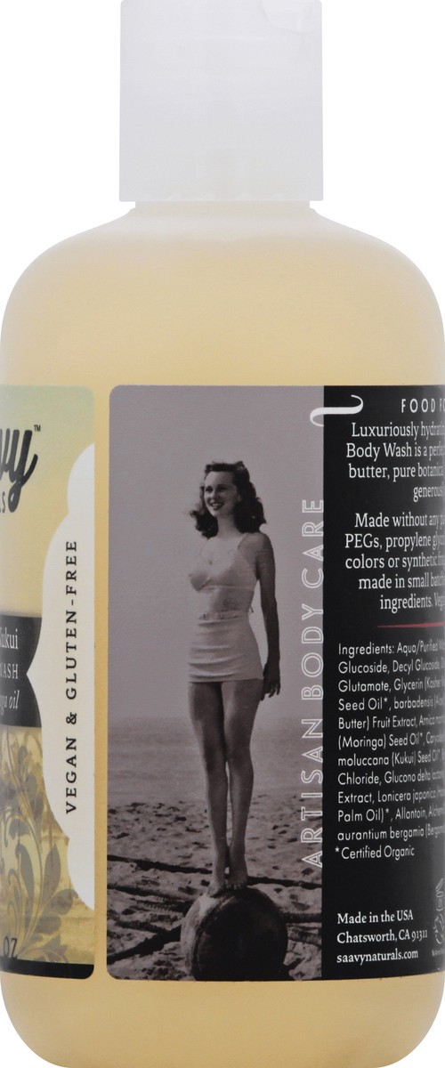 slide 5 of 7, Saavy Naturals Wash Body Tahitian Vanill, 1 ct