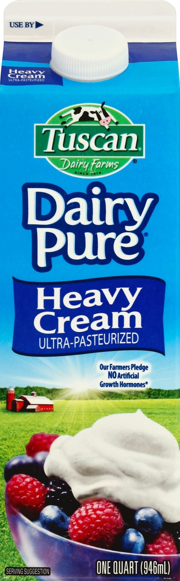 slide 1 of 1, Tuscan Dairy Farms 36% Heavy Cream Paper Quart, 1 qt