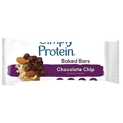 slide 1 of 8, SimplyProtein Baked Bars Chocolate Chip, 1.76 oz