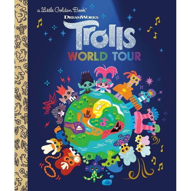 slide 1 of 1, Trolls World Tour Little Golden Book (DreamWorks Trolls World Tour) - by David Lewman (Hardcover), 1 ct