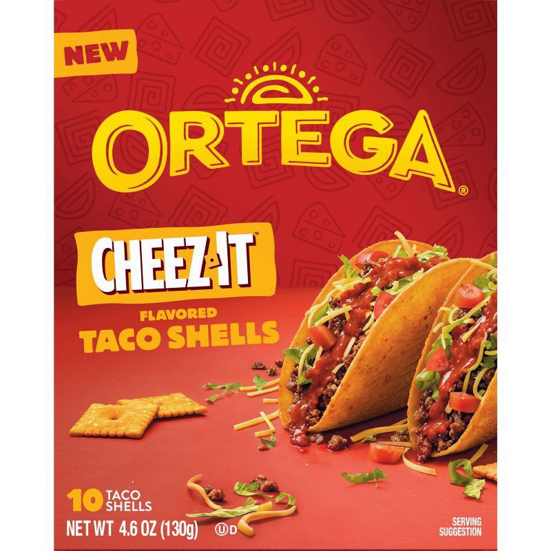 slide 4 of 4, Ortega Cheez-Its Taco Shells 10ct - 4.1 Oz, 4.1 oz