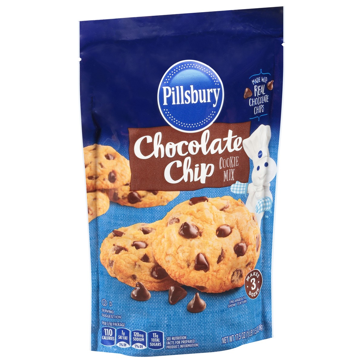 slide 9 of 9, Pillsbury Chocolate Cookie Mix 17.5 oz, 17.5 oz