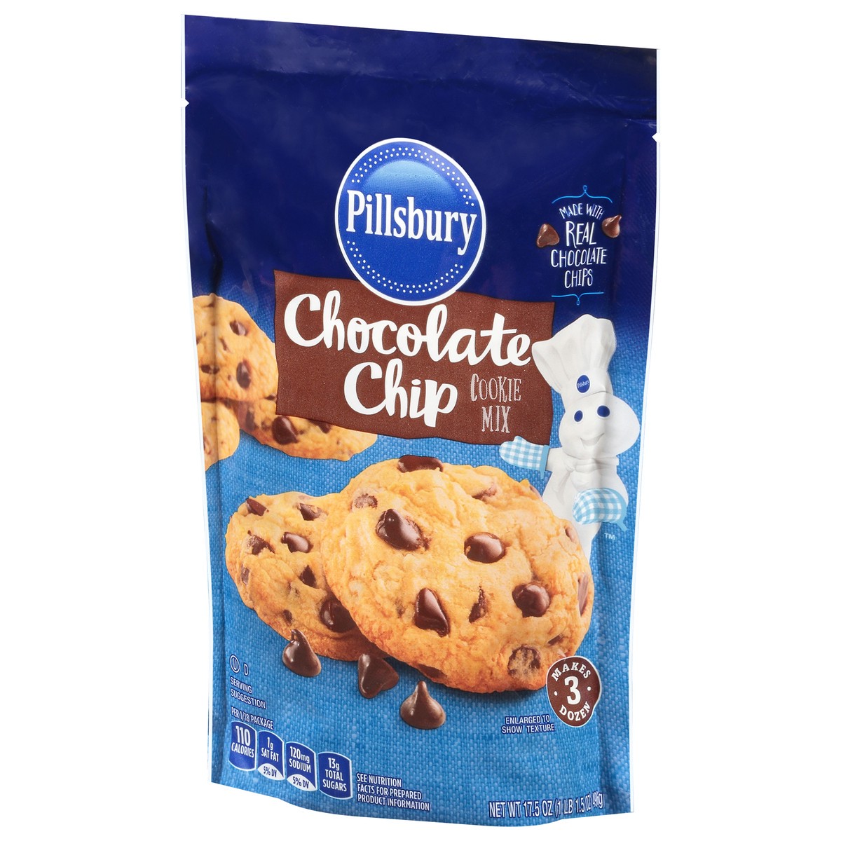 slide 2 of 9, Pillsbury Chocolate Cookie Mix 17.5 oz, 17.5 oz