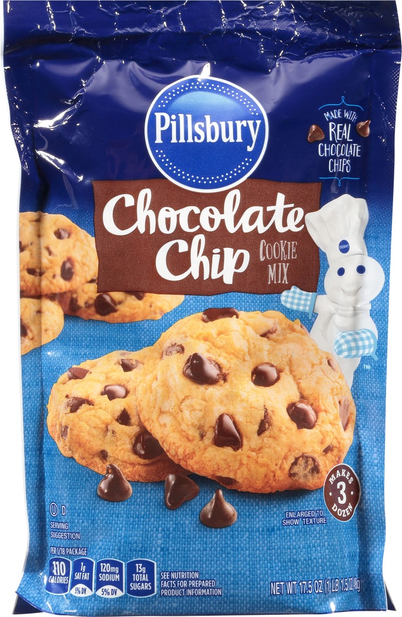 slide 8 of 9, Pillsbury Chocolate Cookie Mix 17.5 oz, 17.5 oz