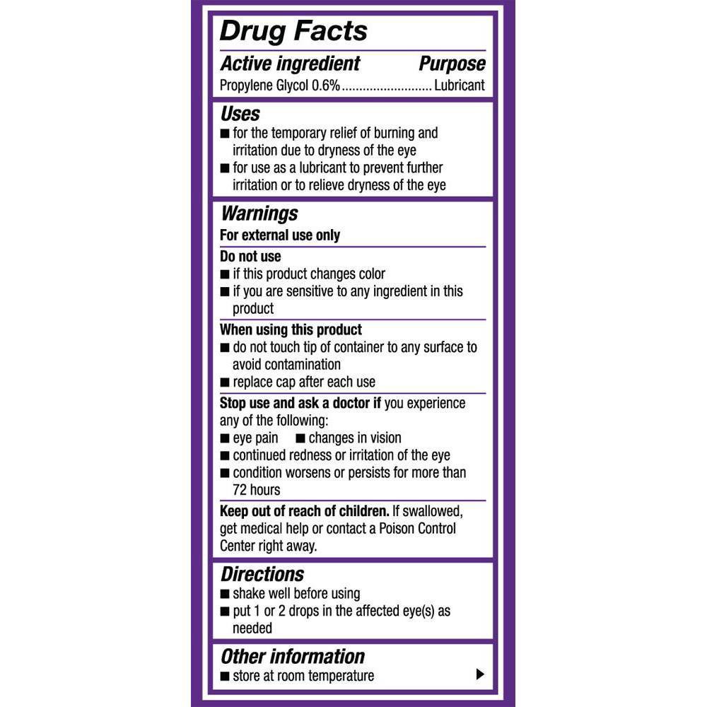 slide 3 of 5, Systane Sterile Balance Lubricant Eye Drops 0.33 fl oz, 0.34 fl oz