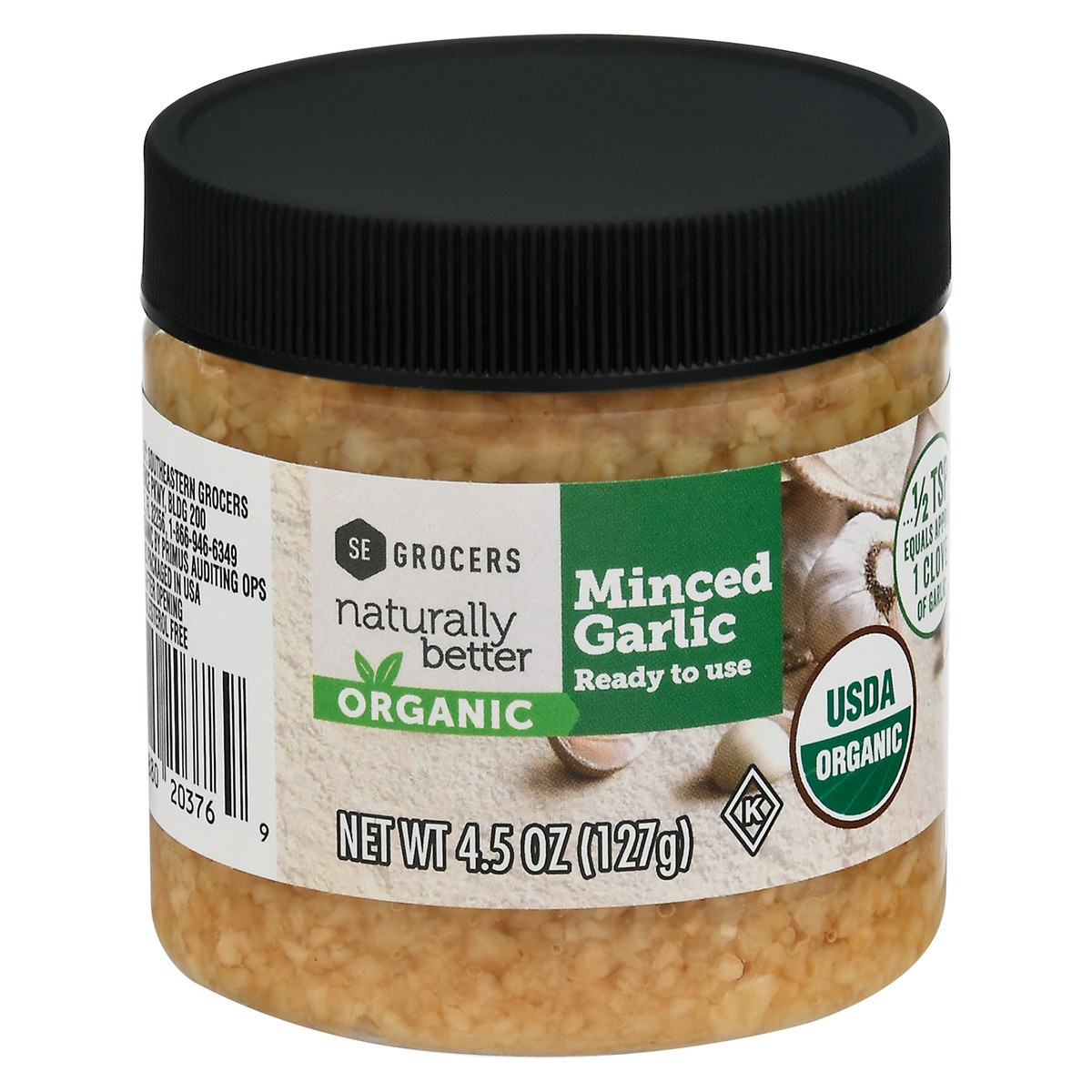 slide 9 of 14, Nb Organic Minced Garlic, 4.5 oz