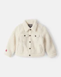 Oshkosh Toddler Sherpa Long-Sleeve Jacket - Cream - 3T